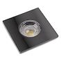 Lieber black nickel GU10 Fire rated IP65 square downlight