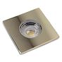 Lieber Polished Brass GU10 Fire rated IP65 Square Downlight