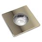 Lieber Polished Brass GU10 Fire rated IP65 Square Downlight