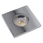 Lieber polished Chrome GU10 Fire rated IP65 square downlight