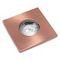 Lieber Rose Gold GU10 Fire rated IP65 square downlight