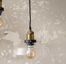 Clear Glass Pendant Light