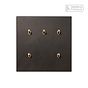 Soho Lighting Heritage Bronze 5 Gang 2 Way Dimming Toggle Switch - The Palaces Collection