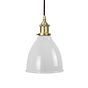 Pale Grey Classic Painted Pendant Light