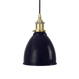 Navy Blue Small Pendant Light