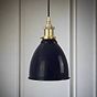 Navy Blue Classic Painted Small Pendant Light