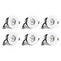 4 Pack - White Fixed CCT Colour Changing Fire Rated LED Dimmable IP65 10W Downlight