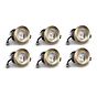 6 Pack - Antique Brass Fixed CCT Fire Rated LED Dimmable 10W IP65 Downlight