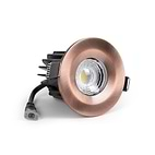 Antique Copper Fire Rated Fixed LED Downlights Dimmable