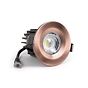 4 Pack - Soho Lighting Antique Copper LED Downlights, Fire Rated, Fixed, IP65, CCT Switch, High CRI, Dimmable