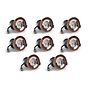 8 Pack - Rose Gold CCT Fire Rated LED Dimmable 10W IP65 Downlight