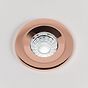 8 Pack - Soho Lighting Rose Gold LED Downlights, Fire Rated, Fixed, IP65, CCT Switch, High CRI, Dimmable