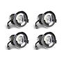 4 Pack - Polished Chrome CCT Fire Rated LED Dimmable 10W IP65 Downlight