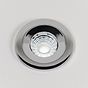 10 Pack - Soho Lighting Polished Chrome LED Downlights, Fire Rated, Fixed, IP65, CCT Switch, High CRI, Dimmable