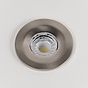 4 Pack - Soho Lighting Brushed Chrome LED Downlights, Fire Rated, Fixed, IP65, CCT Switch, High CRI, Dimmable