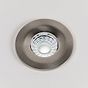 10 Pack - Soho Lighting Brushed Chrome LED Downlights, Fire Rated, Fixed, IP65, CCT Switch, High CRI, Dimmable