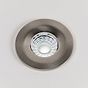 8 Pack - Soho Lighting Brushed Chrome LED Downlights, Fire Rated, Fixed, IP65, CCT Switch, High CRI, Dimmable