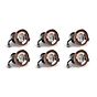 6 Pack - Polished Copper CCT Fire Rated LED Dimmable 10W IP65 Downlight