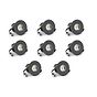 8 Pack - Graphite Grey CCT Fire Rated LED Dimmable 10W IP65 Downlight