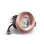 6 Pack - Soho Lighting Brushed Copper LED Downlights, Fire Rated, Fixed, IP65, CCT Switch, High CRI, Dimmable