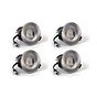 4 Pack - Pewter CCT Fire Rated LED Dimmable 10W IP65 Downlight