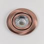 Soho Lighting Antique Copper 4K Cool White Tiltable LED Downlights, Fire Rated, IP44, High CRI, Dimmable
