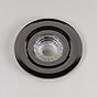 Soho Lighting Black Nickel 3K Warm White Tiltable LED Downlights, Fire Rated, IP44, High CRI, Dimmable