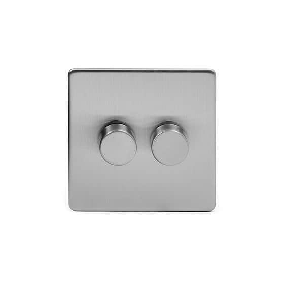 Brushed Chrome Multi-Way Dimmer switch
