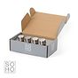 Soho Lighting Brushed Chrome 4 Gang 2 -Way Intelligent Dimmer 150W LED (300w Halogen/Incandescent)