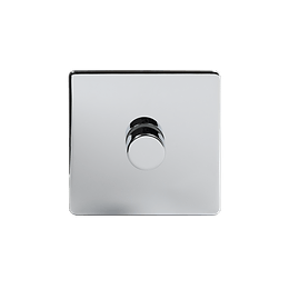 Polished Chrome Multi-Way Dimmer switch
