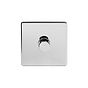 Polished Chrome 1 Gang Dimmer Switch
