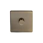 Soho Lighting Antique Brass 1 Gang 1000W DC1-10V Dimmer Switch