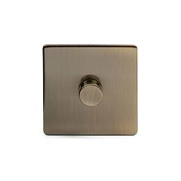 Antique Brass 1 Gang Dimmer Switch
