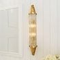 Soho Lighting Sheraton Lacquered Antique Brass IP44 Rated Art Deco Wall Light