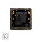 Soho Lighting Brushed Chrome Fused Spur (FCU) Switched 13A DP Blk Ins Screwless