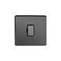 Soho Lighting Black Nickel Fused Spur (FCU) Unswitched 13A DP Blk Ins Screwless
