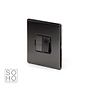 Soho Lighting Black Nickel Fused Spur (FCU) Switched 13A DP Blk Ins Screwless