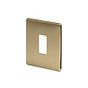 Soho-Lighting-Brushed-Brass-1-Gang-Grid-Plate-