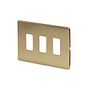 Soho-Lighting-Brushed-Brass-3-Gang-Grid-Plate