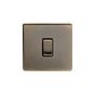 Soho Lighting Antique Brass 1 Gang RM Rectangular Module Grid Switch Plate