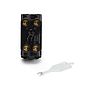 Soho Lighting Brushed Brass 20AX Double Pole 'EMG LTG TEST' RM-Grid Switch Module