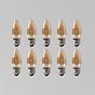 10 Pack - 2w E27 ES Vintage Edison Candle LED Light Bulb 1800K T-Spiral Filament Dimmable