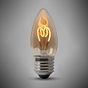 Soho Lighting 2w E27 ES Vintage Edison Candle LED Light Bulb 1800K T-Spiral Filament Dimmable