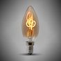 Soho Lighting 2w E14 SES Vintage Edison Candle LED Light Bulb 1800K T-Spiral Filament High CRI Dimmable