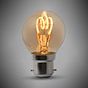 Soho Lighting 2w B22 Vintage Edison Golf Ball LED Light Bulb 1800K T-Spiral Filament High CRI Dimmable