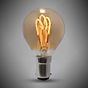 Soho Lighting 2w B15 Vintage Edison Golf Ball LED Light Bulb 1800K T-Spiral Filament Dimmable High CRI