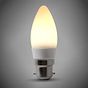10 Pack - Soho Lighting 4w B22 4100K Opal Dimmable LED Candle bulb with white plastic