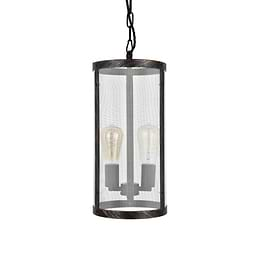 Industrial Mesh Lantern Pendant Light