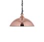 Rose gold pendant light