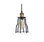 Denman Cone Industrial Black Cage Pendant Light - Soho Lighting